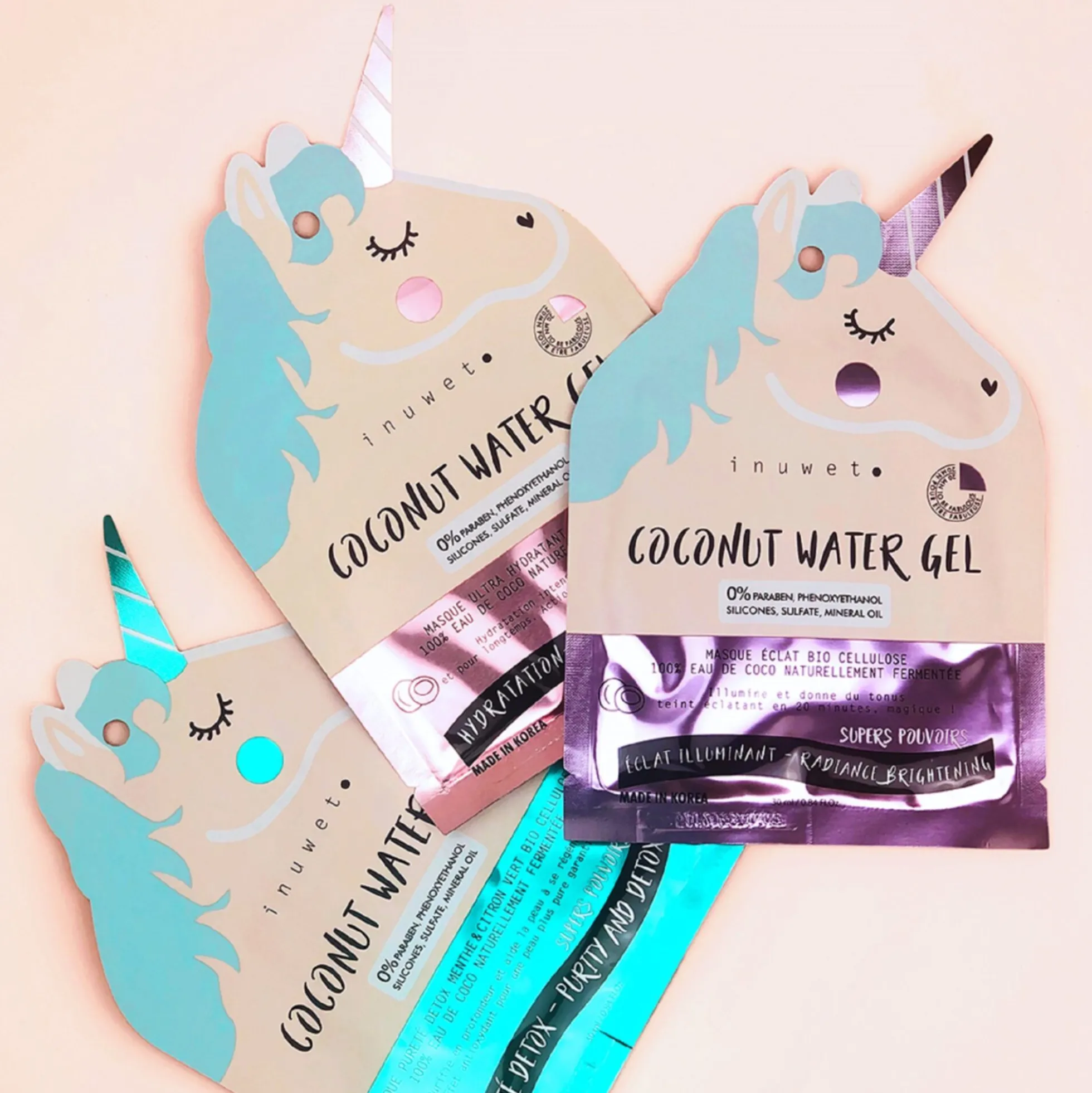 Masque Ultra Hydratant Bio Cellulose, 100% Eau De Coco Naturellement Fermentée